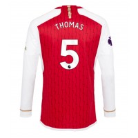 Camisa de Futebol Arsenal Thomas Partey #5 Equipamento Principal 2023-24 Manga Comprida